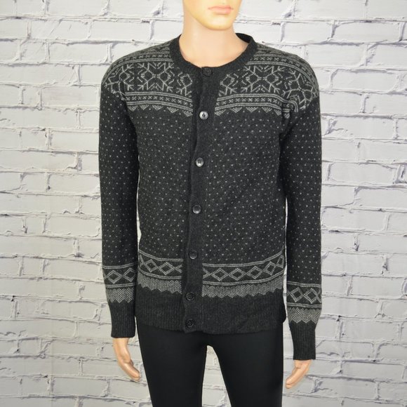 Mens All Saints Alexi Cardigan Sweater size medium - Picture 1 of 12